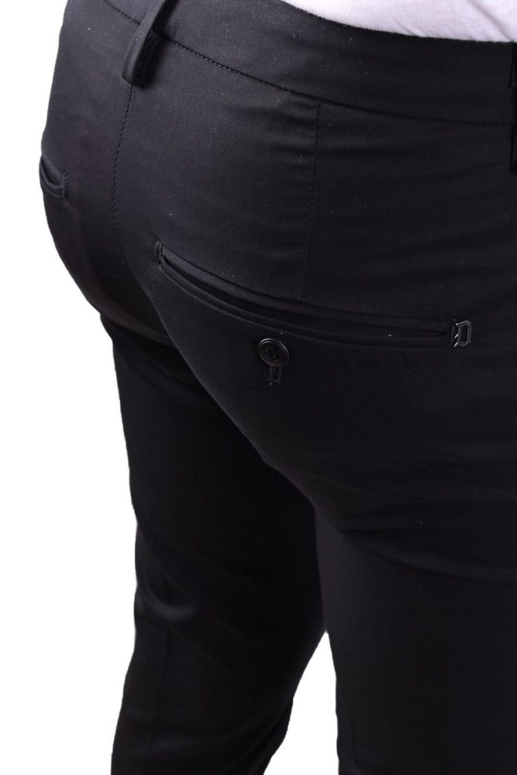 Dondup Black Cotton Pants