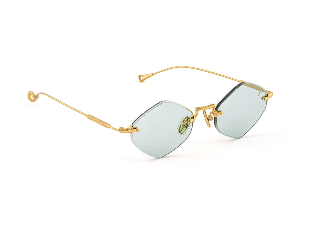 Eyepetizer Gold Empire Metal Geometric Sunglasses