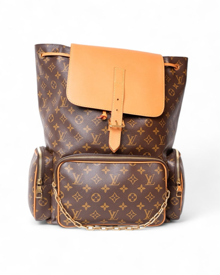 Louis Vuitton Mm Monogram Trio Backpack