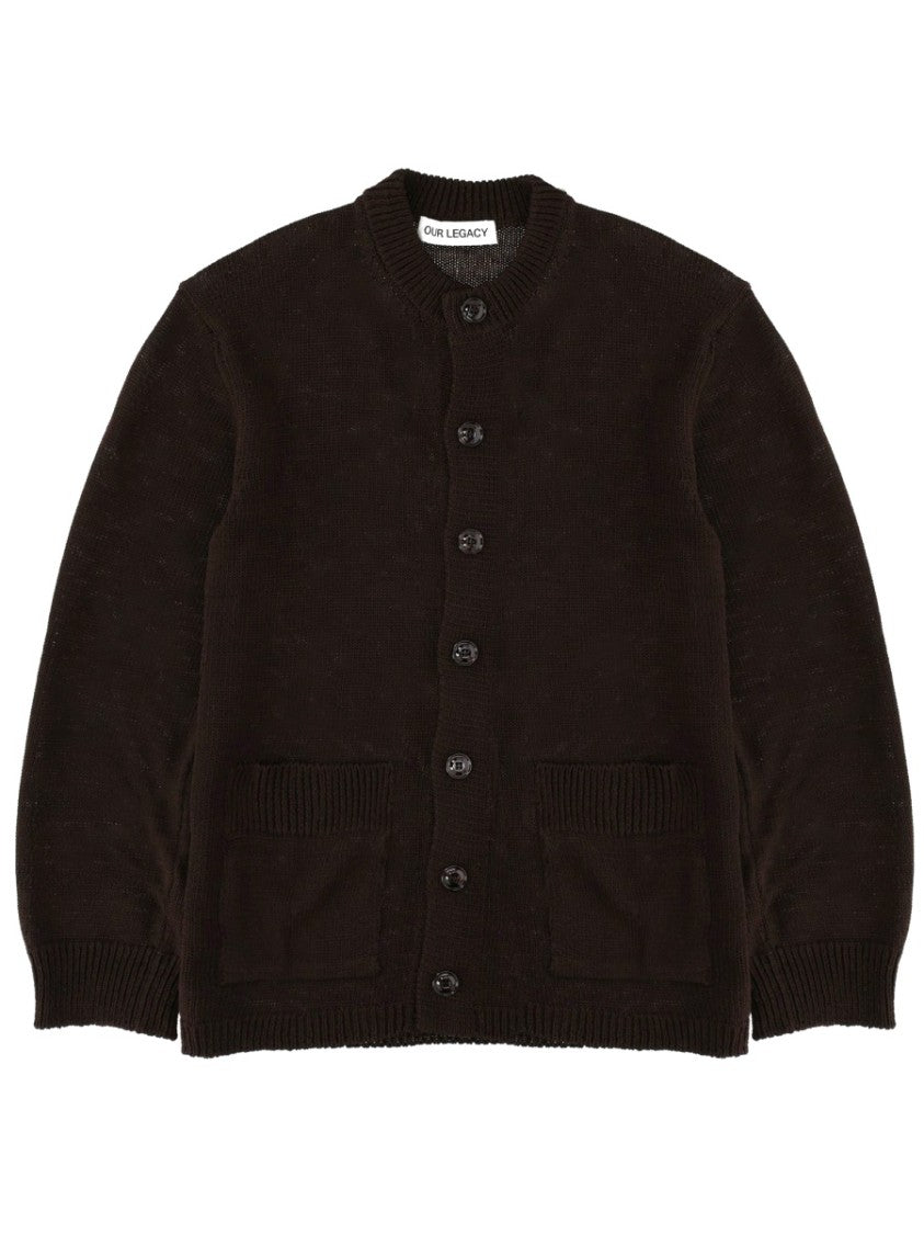 Our Legacy Neutrals Parlor Oversized Mercerised Cotton Cardigan