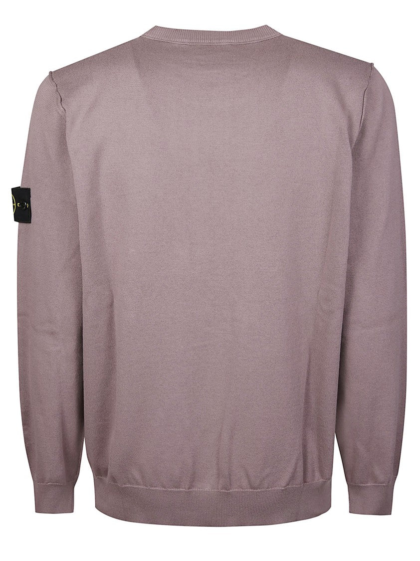 Stone Island Round Neck Cotton Sweater