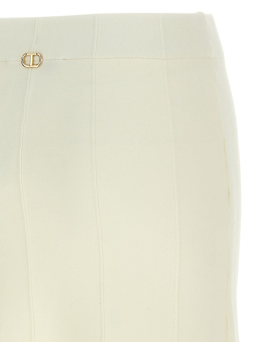 Twin-Set Organza Insert Skirt