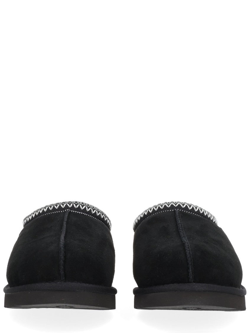 Ugg Slip-On Slipper With Decorative Zigzag Stitch And Textured Sole
