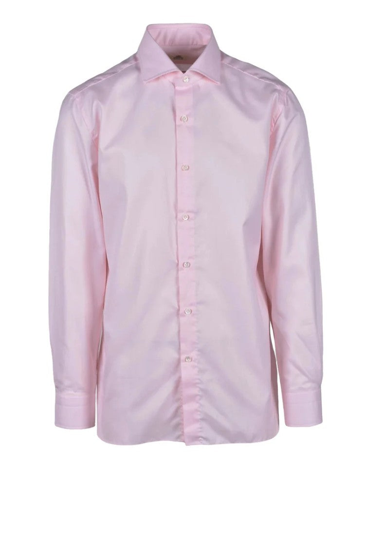 Luigi Borrelli Napoli Cotton Shirt - Pink