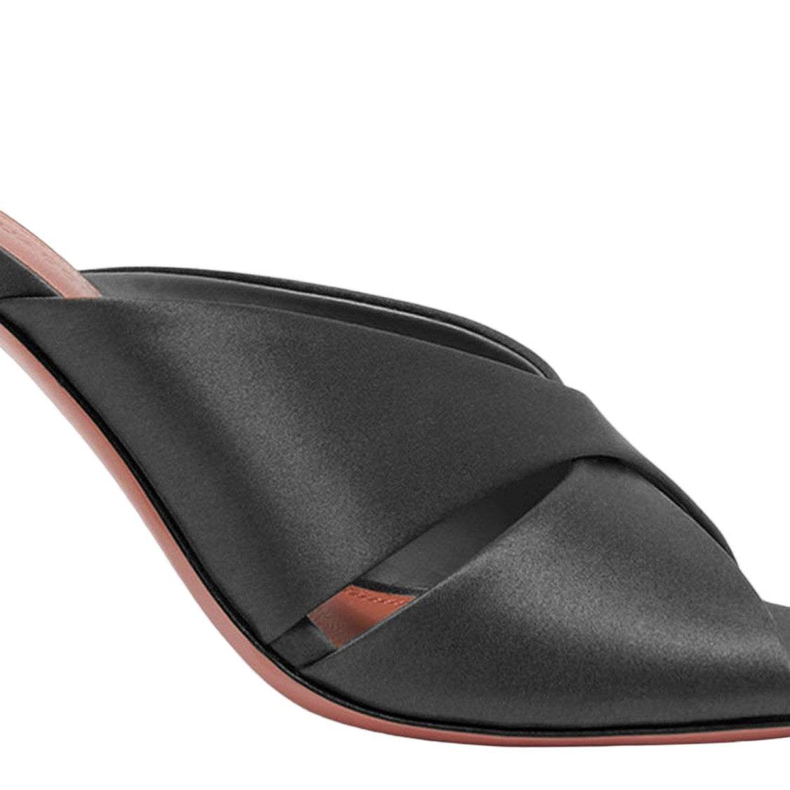 Amina Muaddi Salma Satin Sandals