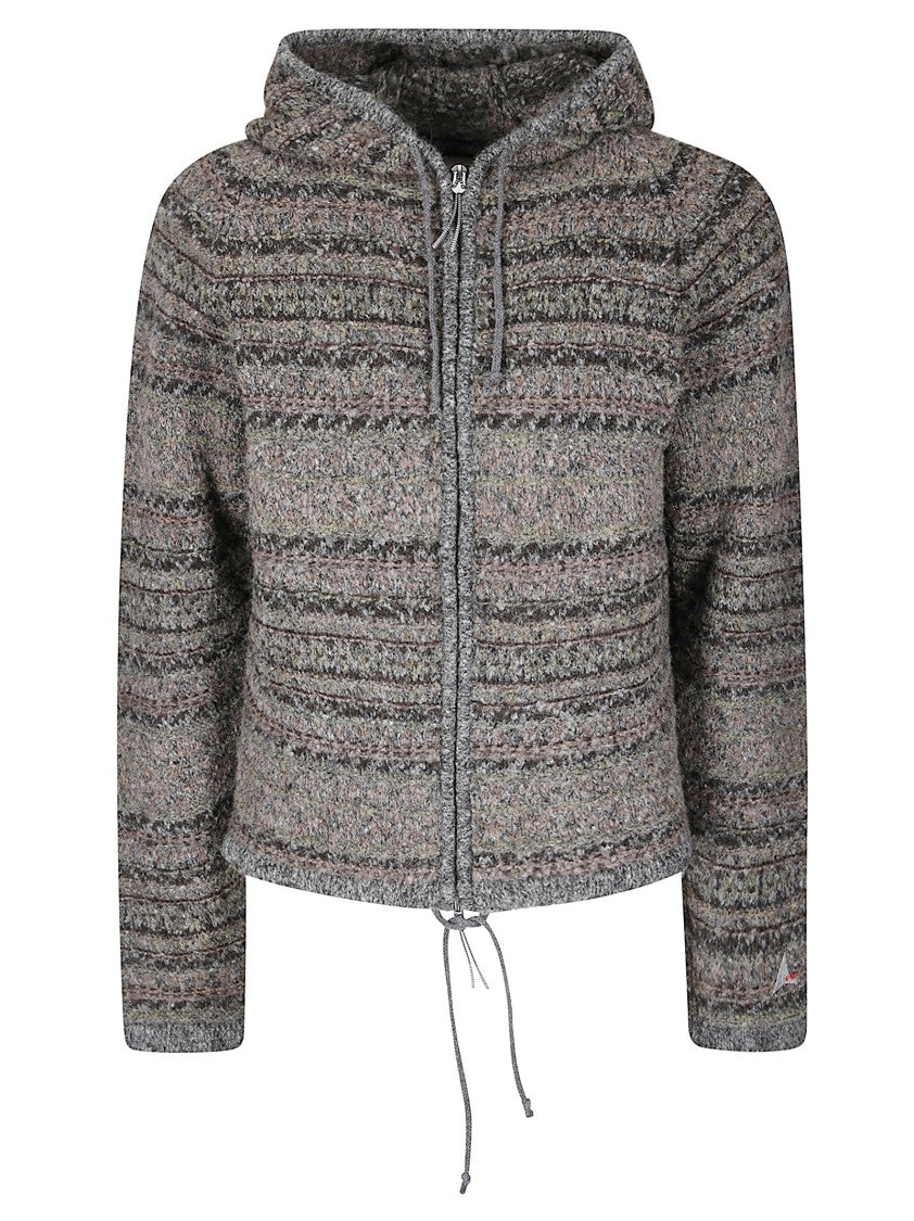 Roa Apparel Textured Hooded Sweatshirt With Adjustable Drawstring