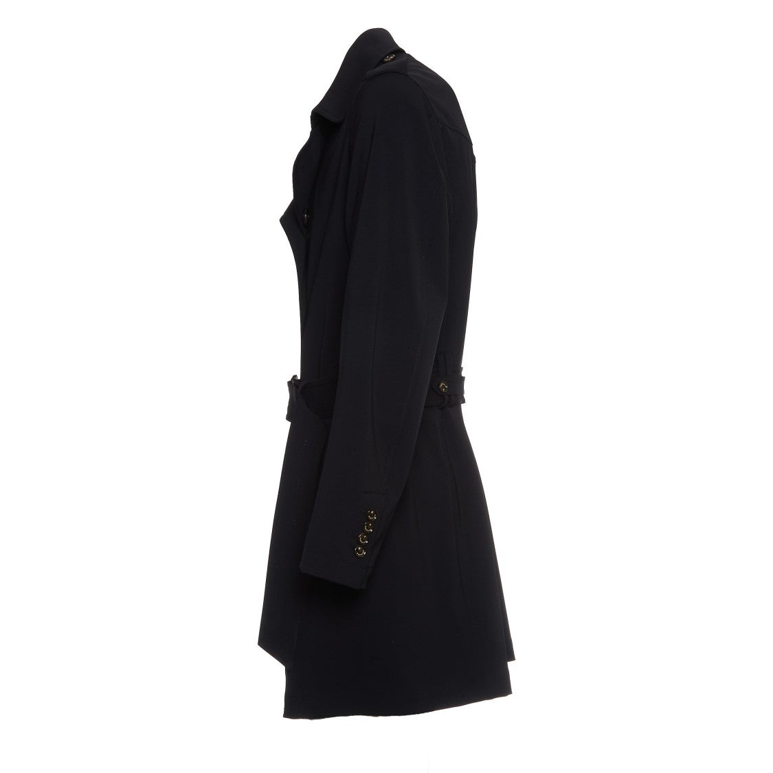 Montecore Double-Breasted Stretch Fabric Trench Coat
