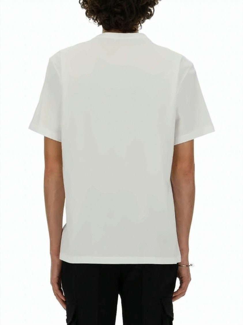 Alexander Mcqueen Relaxed Fit Short-Sleeve T-Shirt With Architectural Print