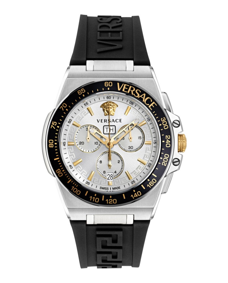 Versace Greca Extreme Chrono Silicone Watch