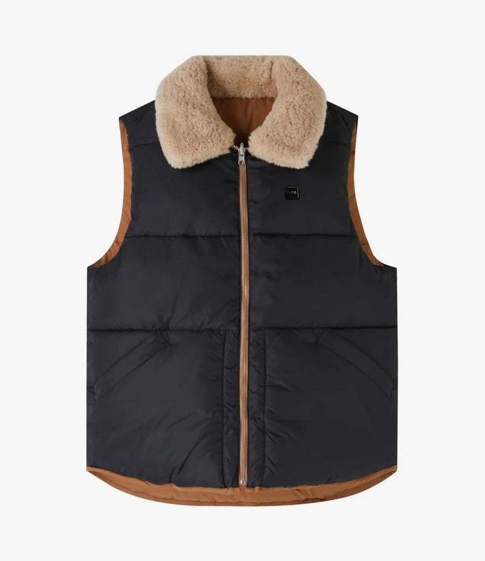 A.P.C. Reversible Sleeveless Puffer Jacket