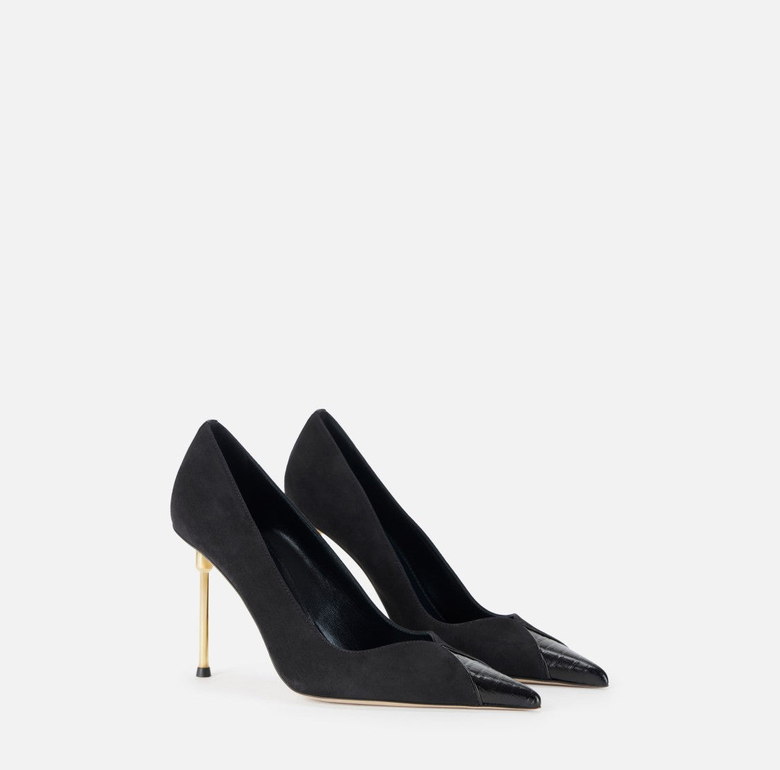 Elisabetta Franchi Leather Pump With Sculptured Heel