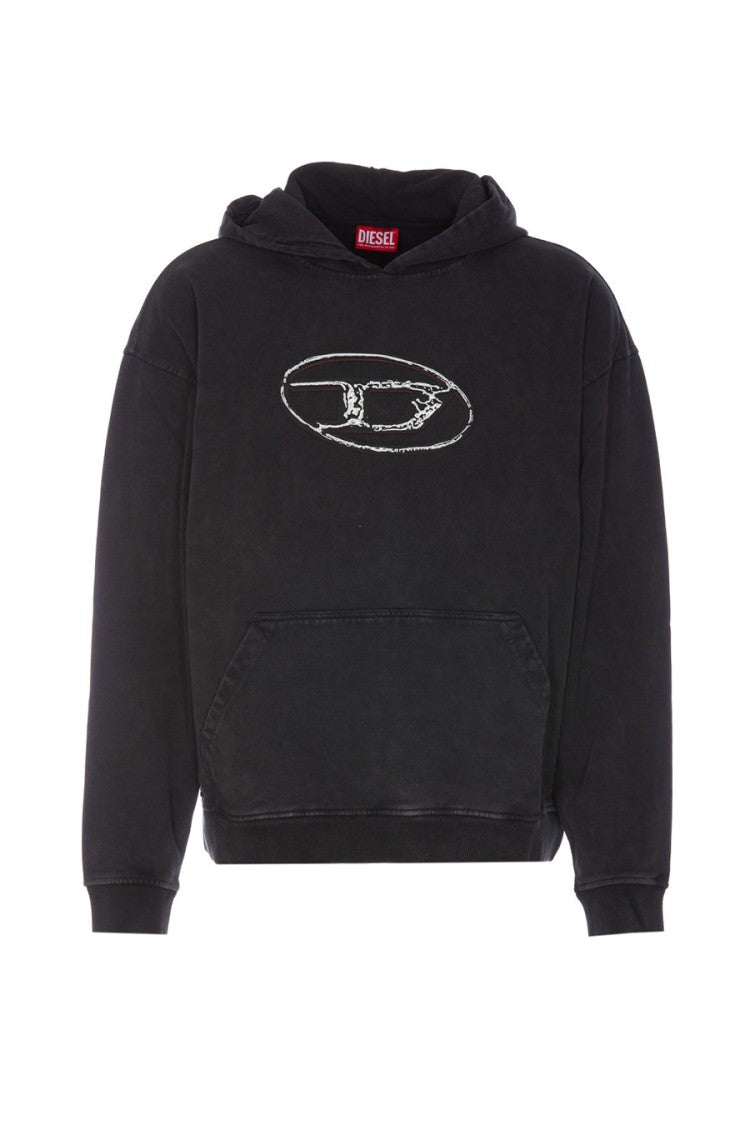 Diesel Multicolor Cotton Diesel Sweatshirt With Distinctive Logo Design