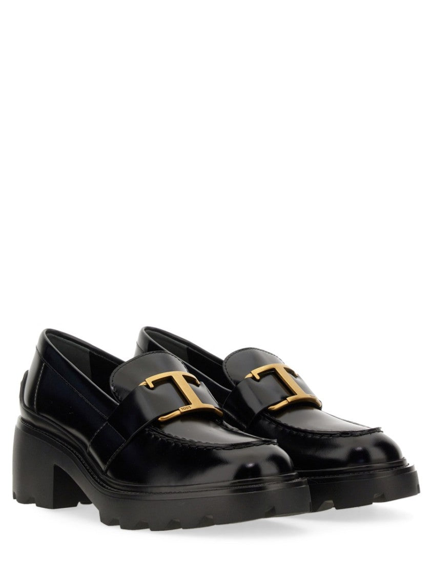 Tod's Calfskin Leather Loafers