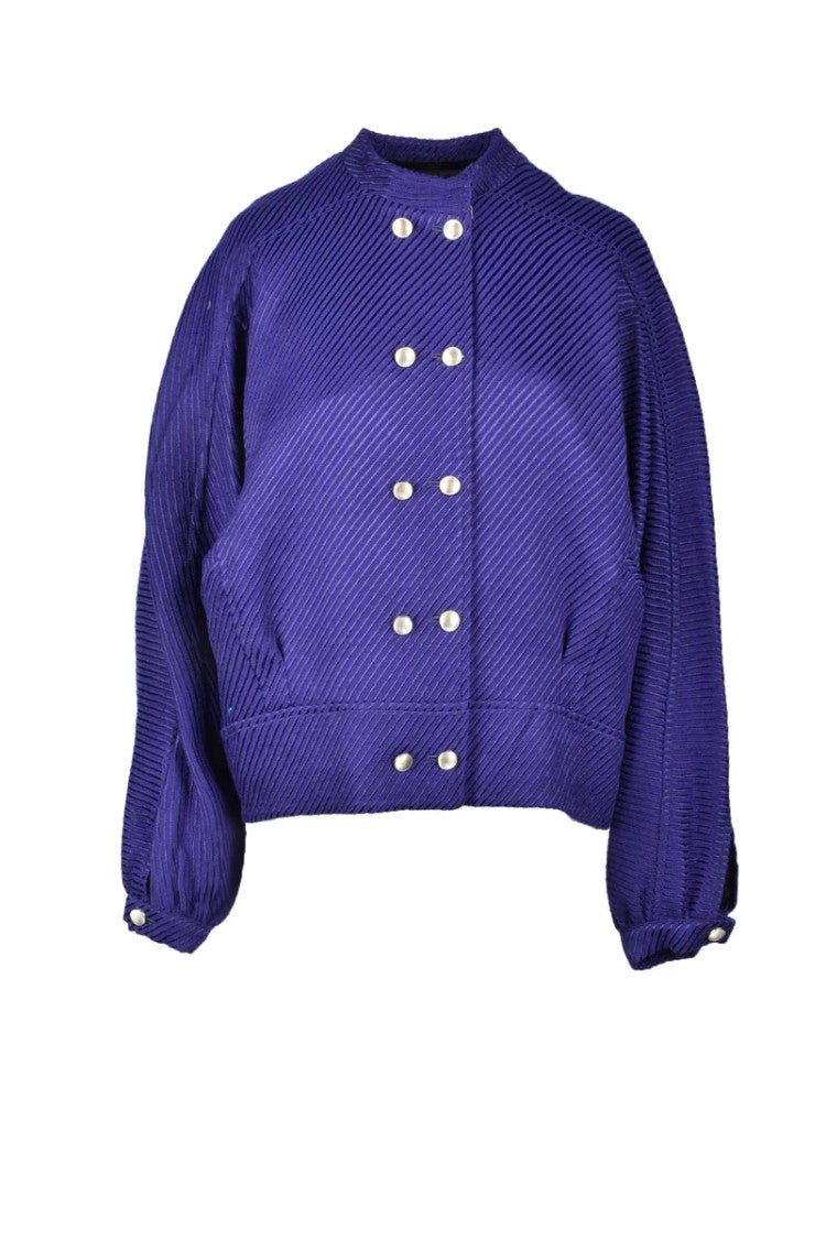 Forte Forte Unstructured Jacket Wool Viscose - Purple