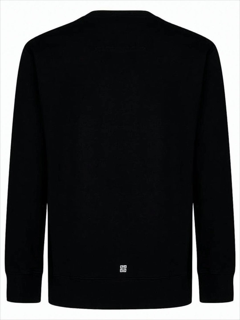Givenchy Long-Sleeve Cotton Sweatshirt With Bold Logo
