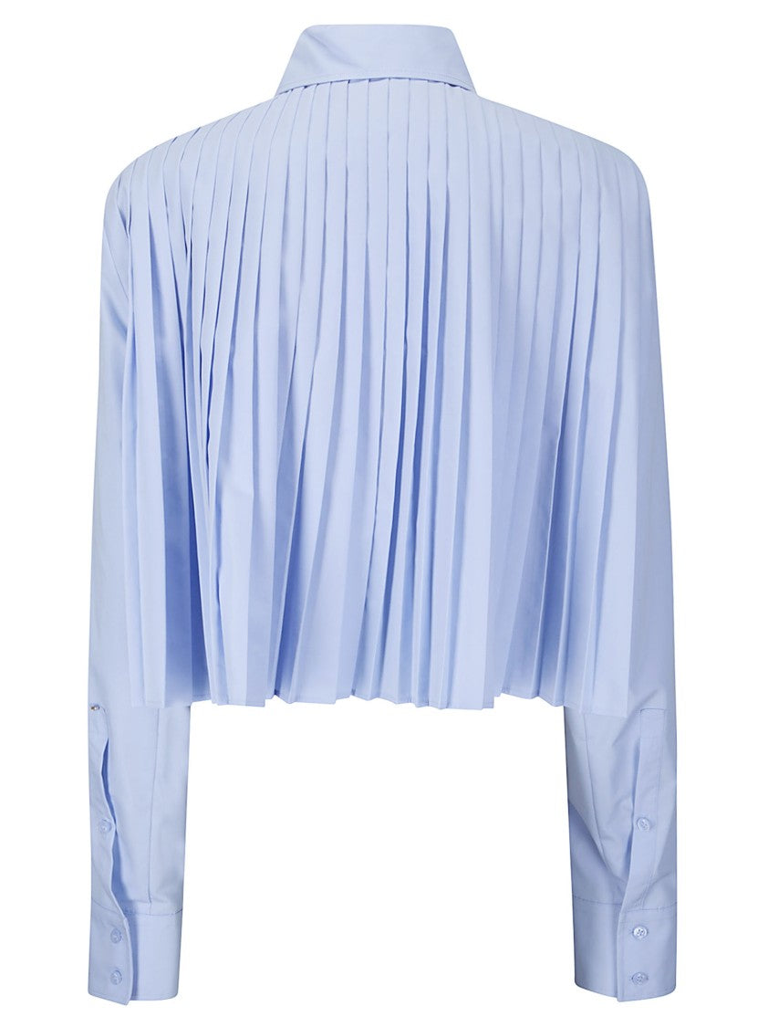 Sportmax White Ceppo Short Cotton Shirt