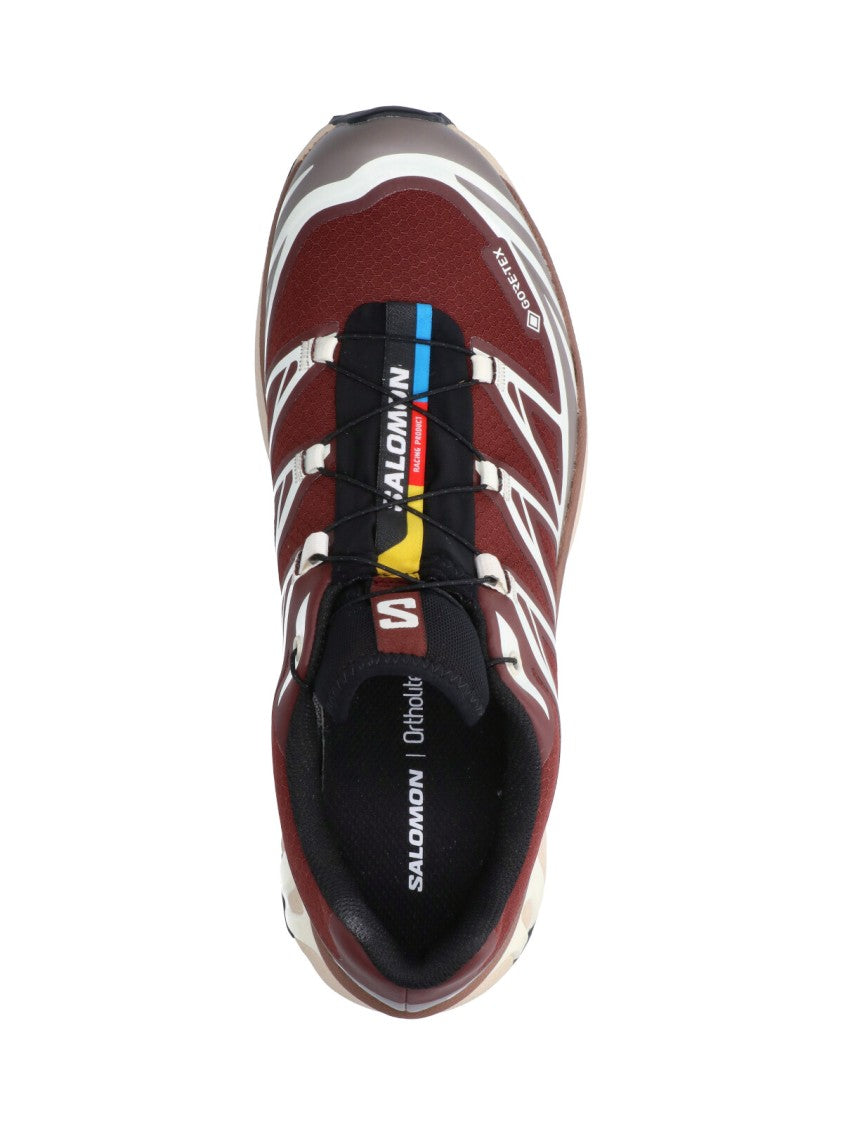 Salomon Burgundy Xt-6 Gore-Tex Waterproof Sneakers