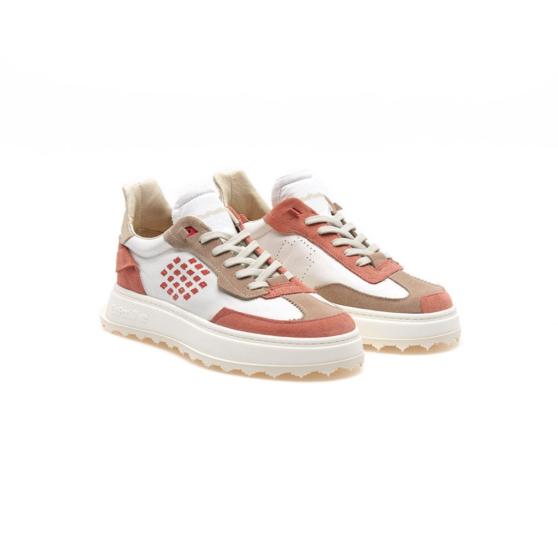 Bepositive Cuprace Wing - Leather + Suede Sneakers