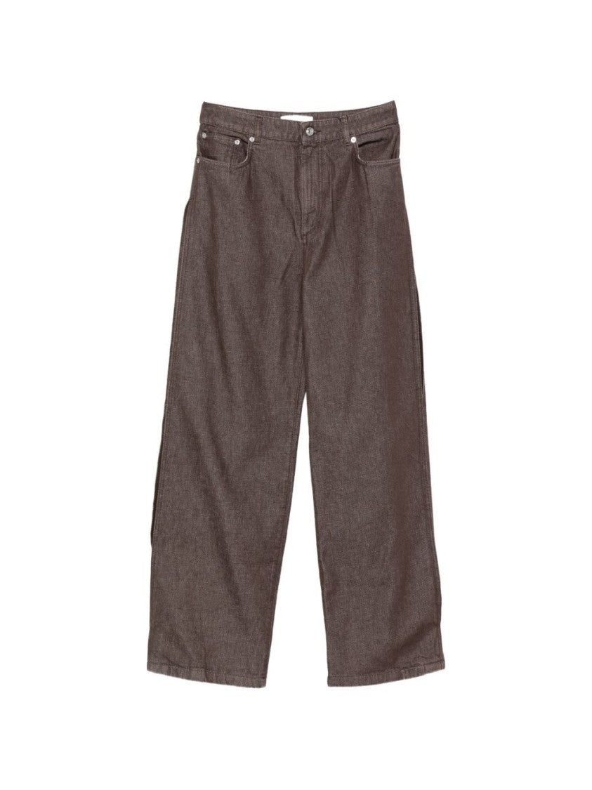 Sportmax Classic Five-Pocket High-Waisted Wide-Leg Jeans
