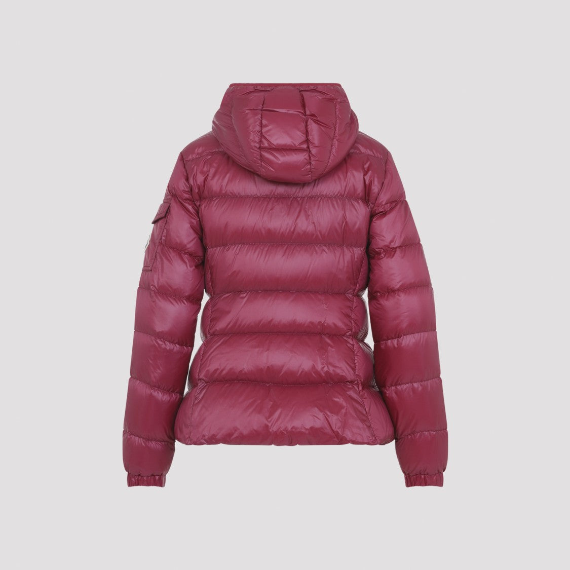 Moncler Quilted Raspberry Red Down-Filled Jacket