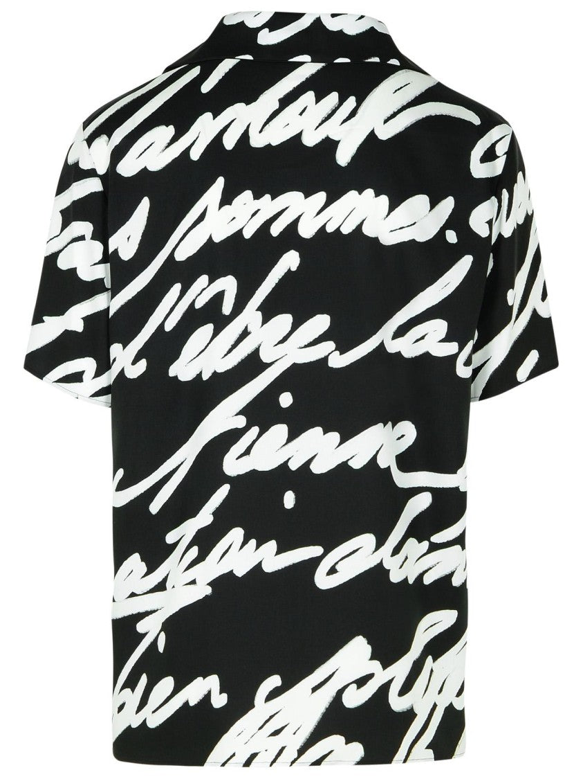 Balmain Black Viscose Shirt