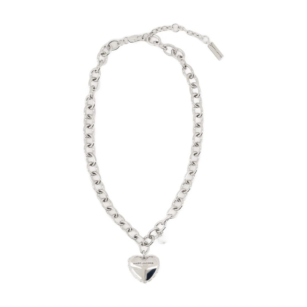 Marc Jacobs Heart Balloon Necklace - Metal - Silver
