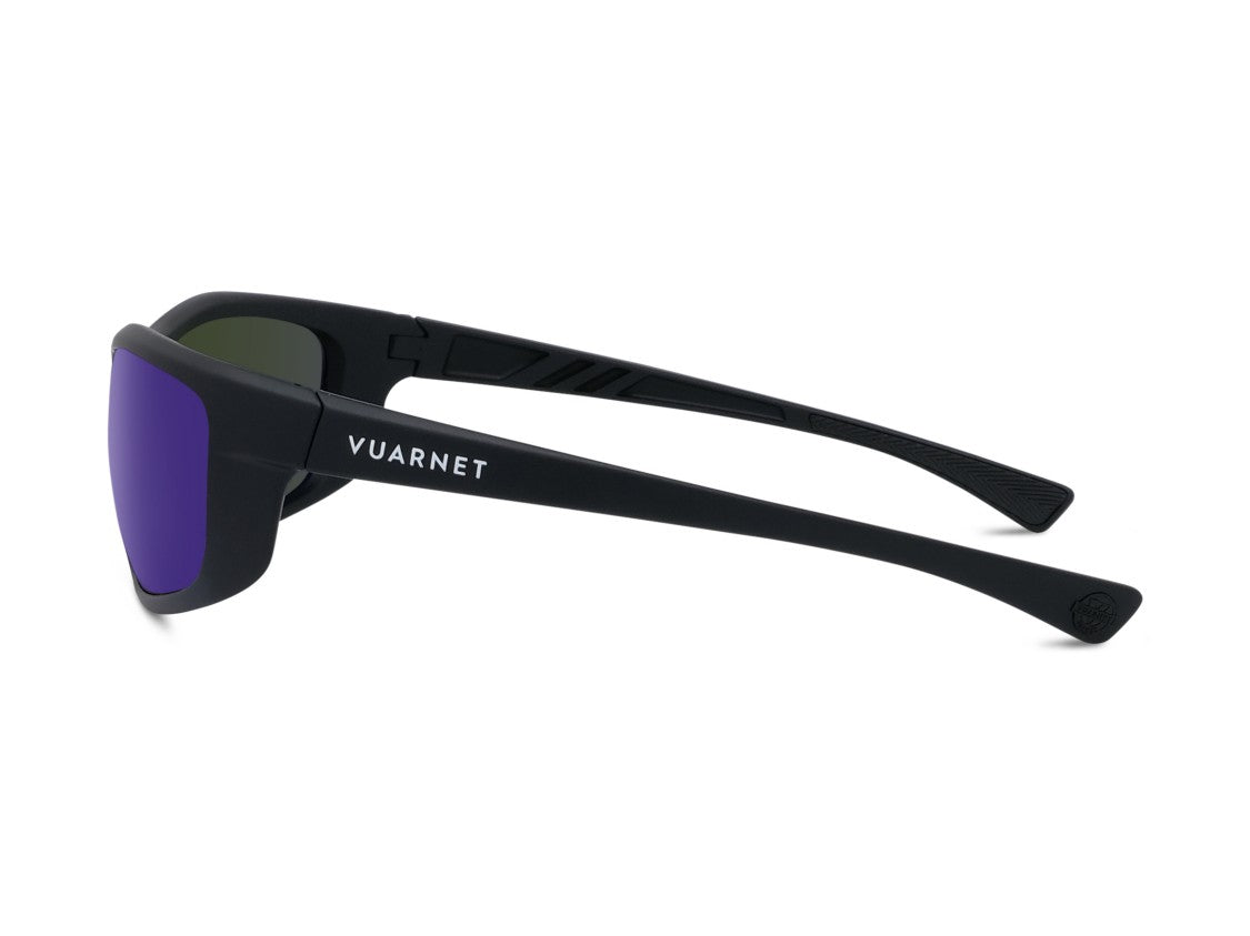 Vuarnet Vu40122u Matte Black Rectangular Sunglasses