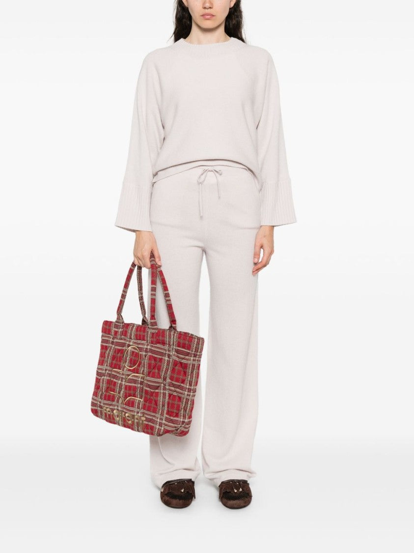 Alpha Studio Wide-Leg Trousers In Luxurious Wool-Cashmere Blend