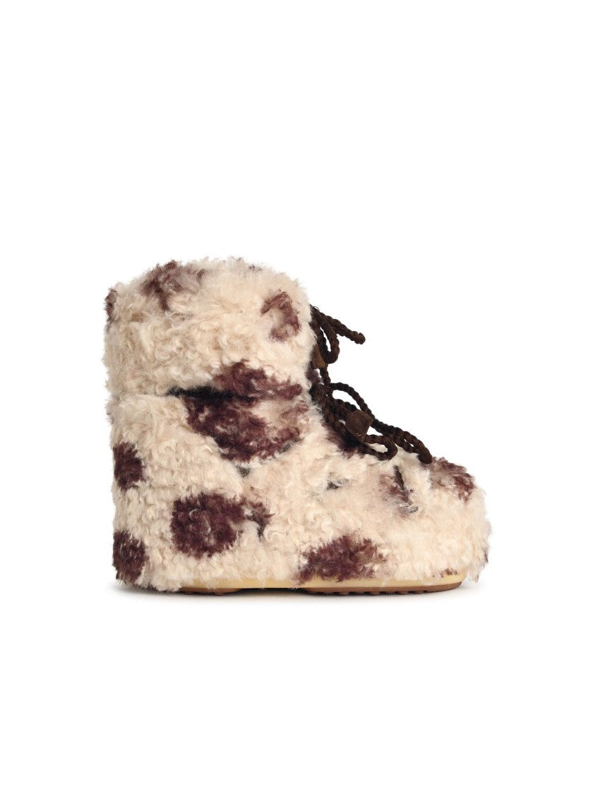 Moon Boot Two-Tone Faux Fur Boot