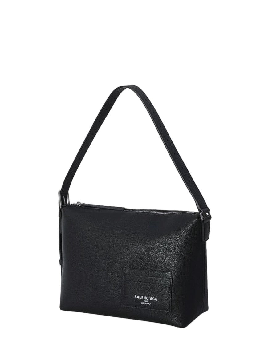 Balenciaga Textured Calf Leather Shoulder Bag