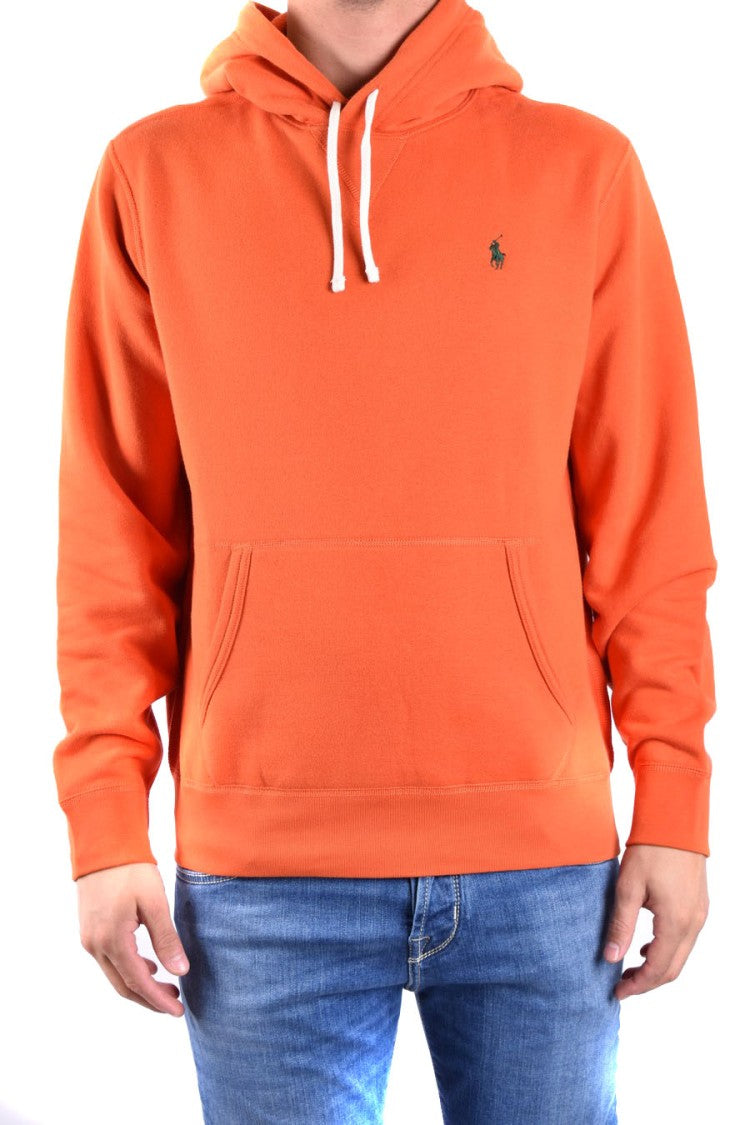 Polo Ralph Lauren Orange Hoodie With Classic Hood