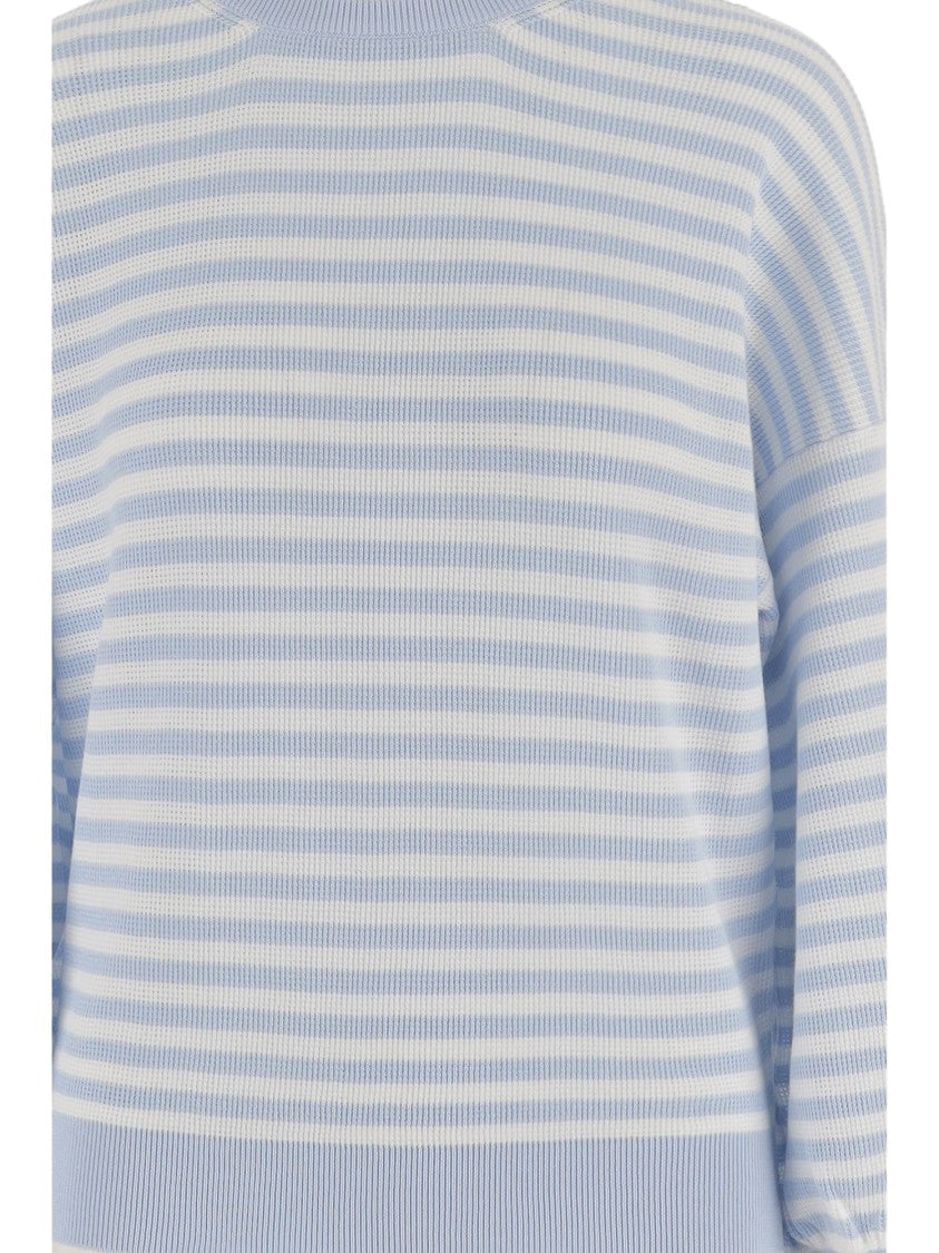 Bruno Manetti Cotton Striped Knit