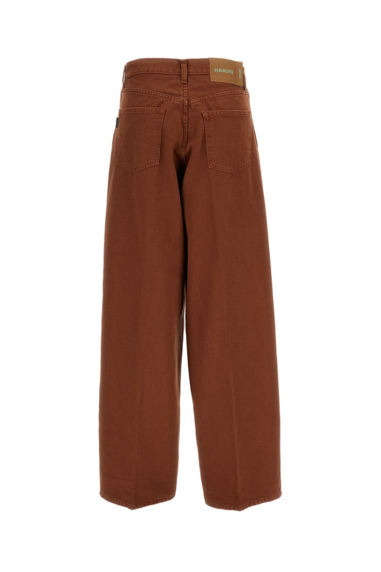 Haikure Relaxed Wide-Leg Trousers With Five-Pocket Design