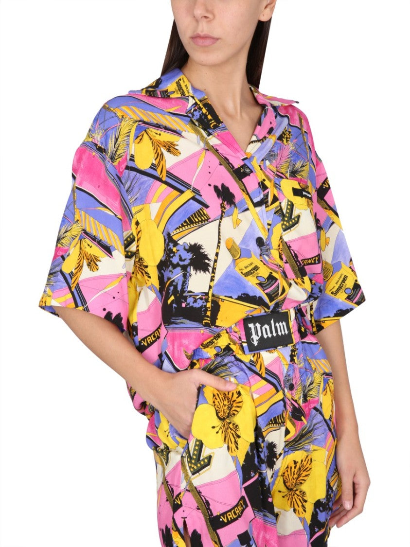 Palm Angels Miami Mix Print Shirt