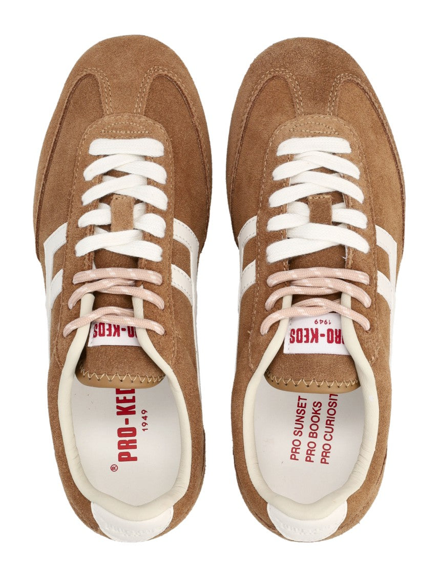 Pro-Keds Racer 77 Retro Suede Leather Accent Sneakers