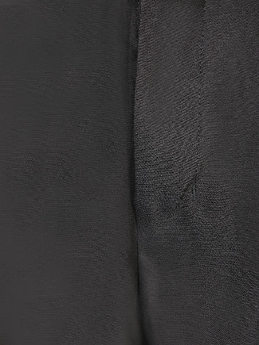 Jacquemus High-Waisted Tailored Trousers In Wool-Silk Blend