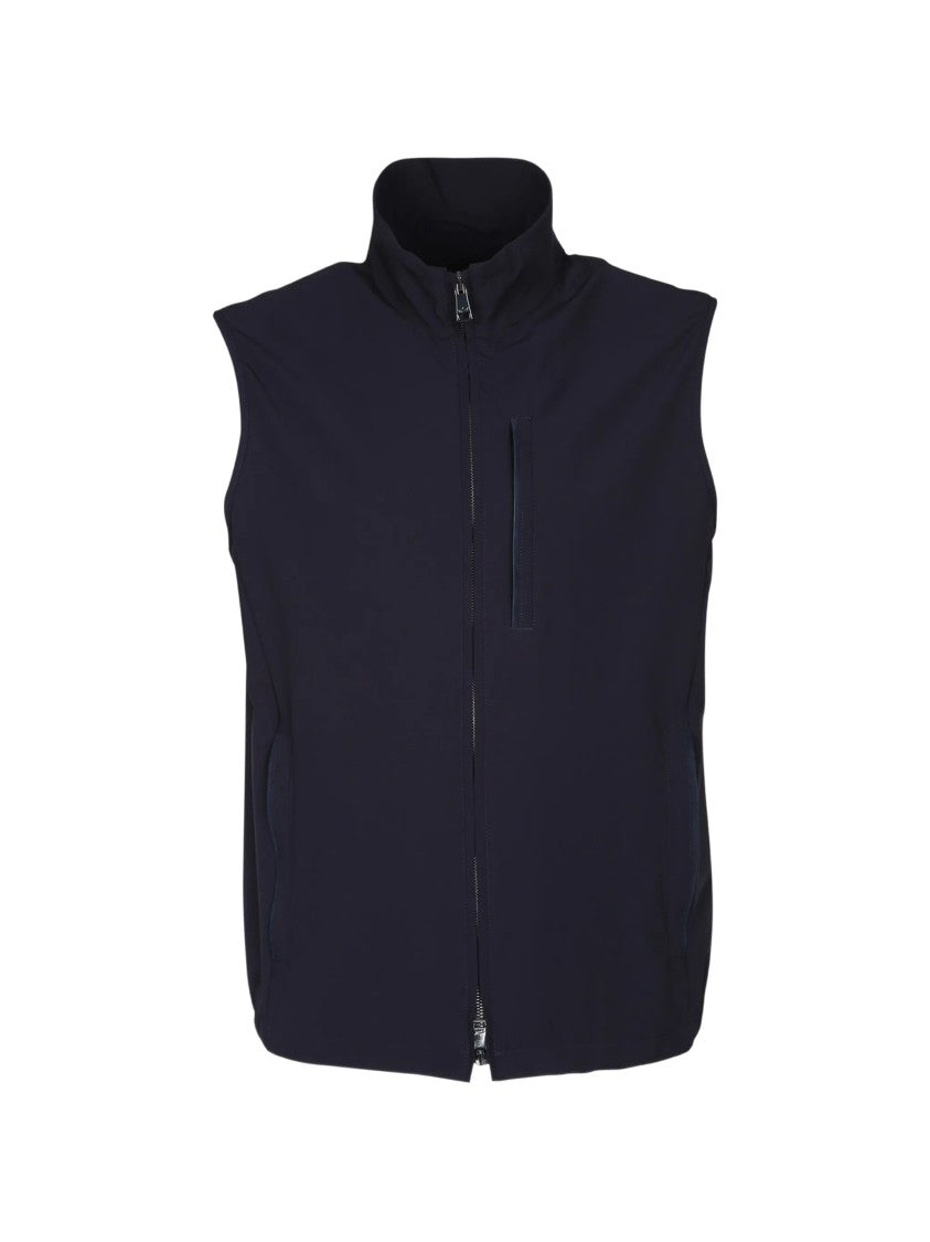 Paul & Shark Black Gilet Dynamic Stretch Polyester Vest