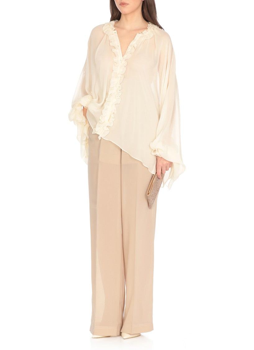 Philosophy Di Lorenzo Serafini Beige Cotton Blend Pants