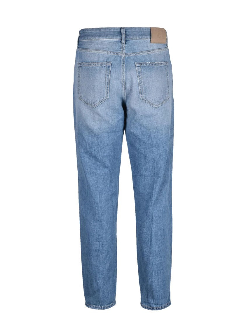 Pt Torino Light Blue Cotton Men Jeans