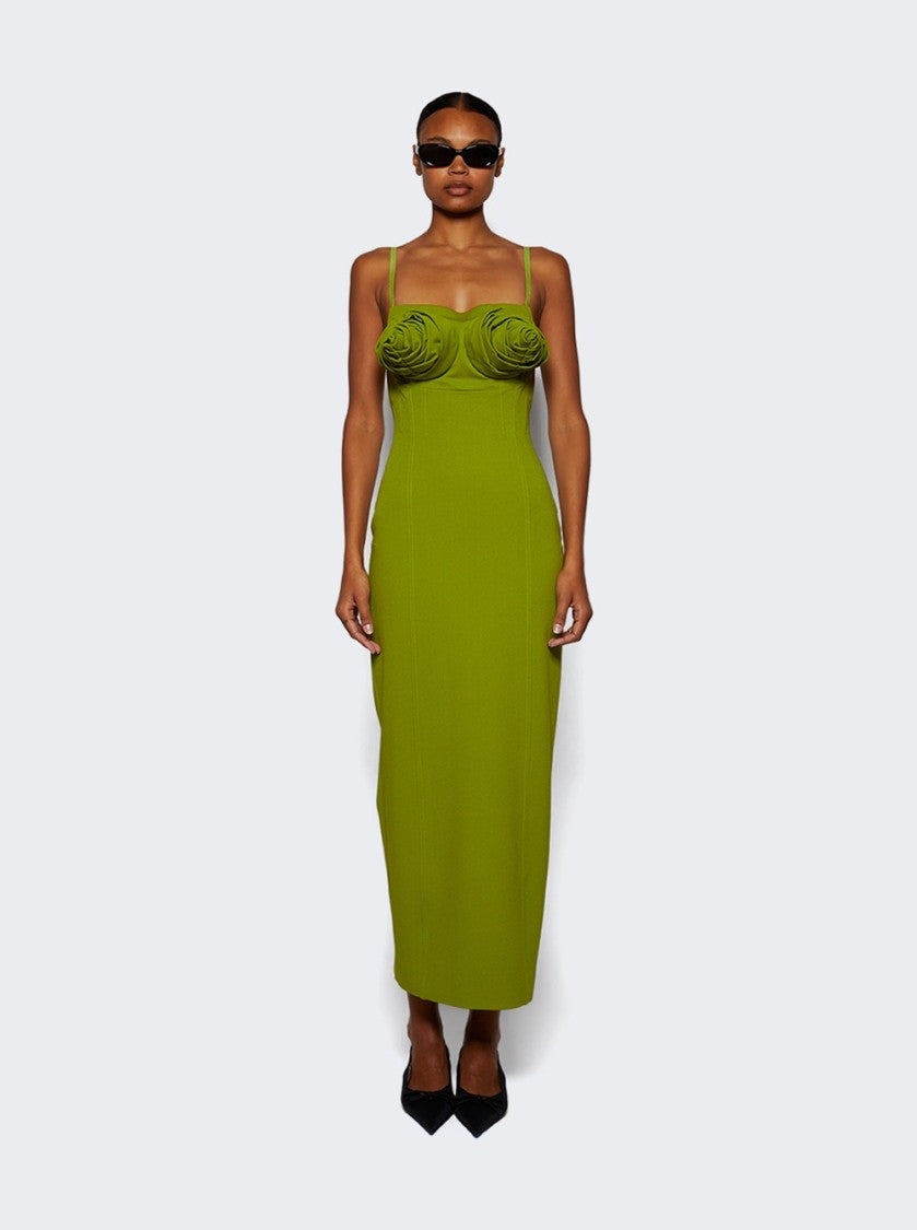 Jean Paul Gaultier  Conical Bra Cup Dress Acid Green