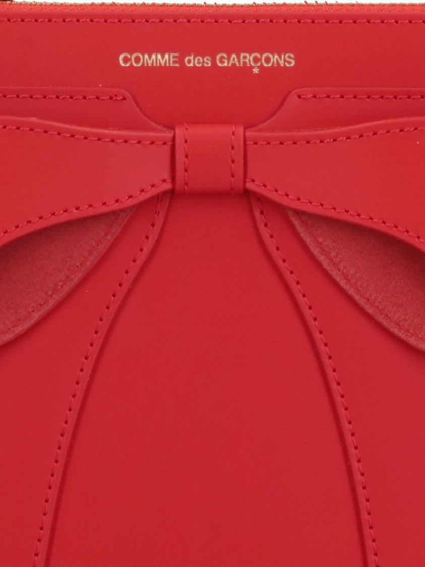 Comme Des Garçons "Big Bow" Pouch – Red