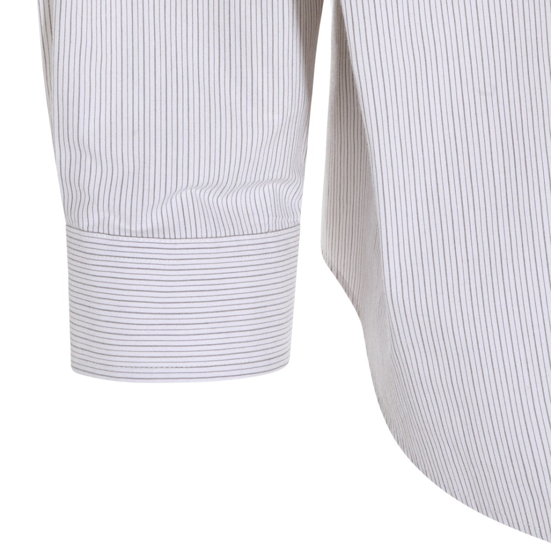 Mm6 By Maison Margiela Half-And-Half Design Shirt With Numeric Motif