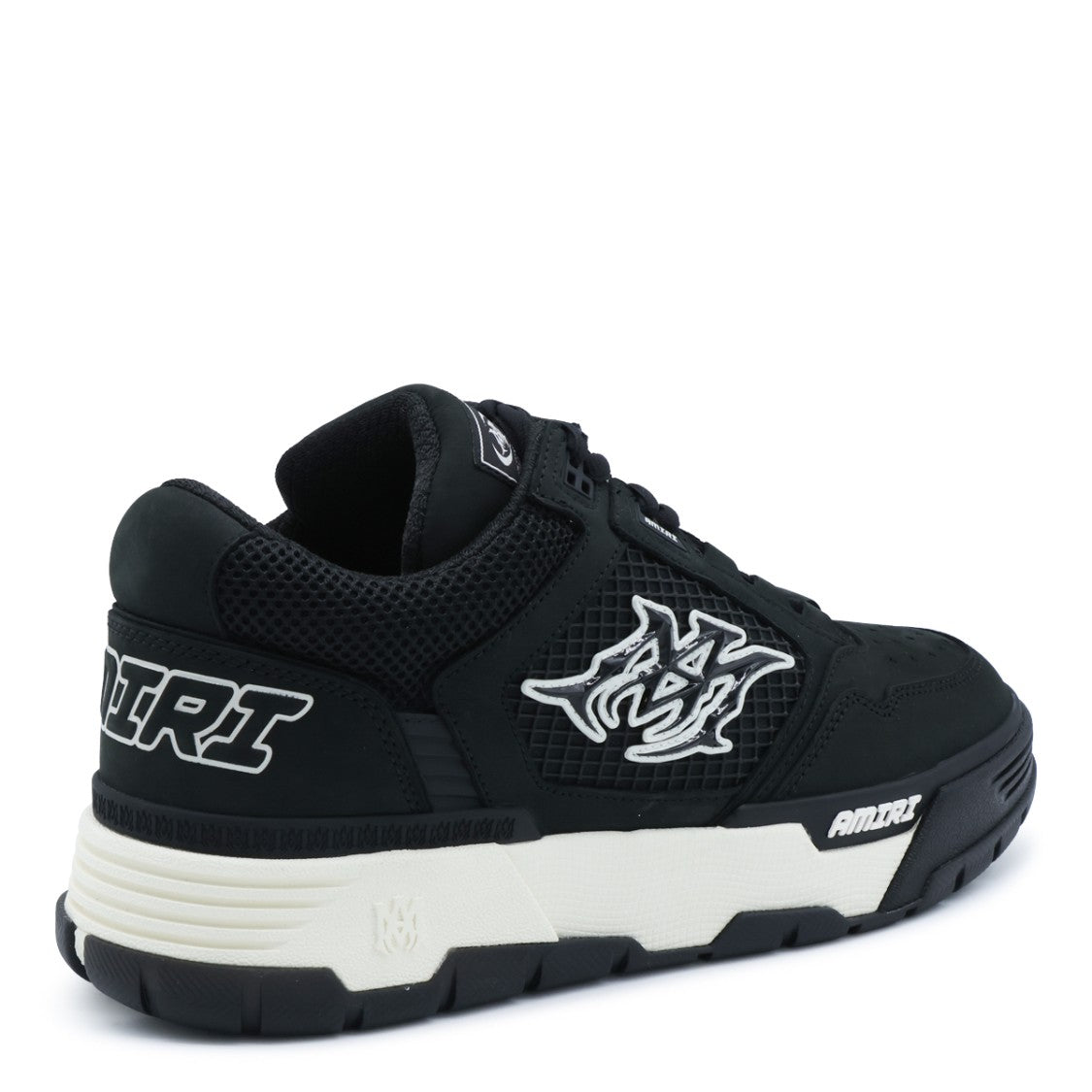 Amiri Black Mesh Upper Logo Sneakers