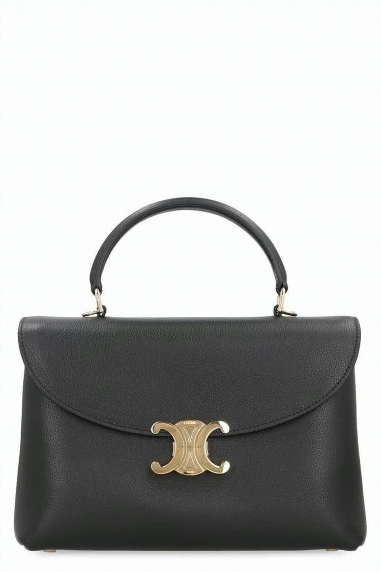 Celine Medium Nino Bag In Supple Calfskin With Gold Hardware