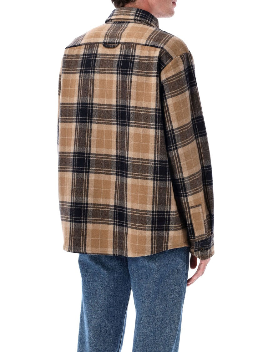 A.P.C. Bobby Tartan Wool Overshirt