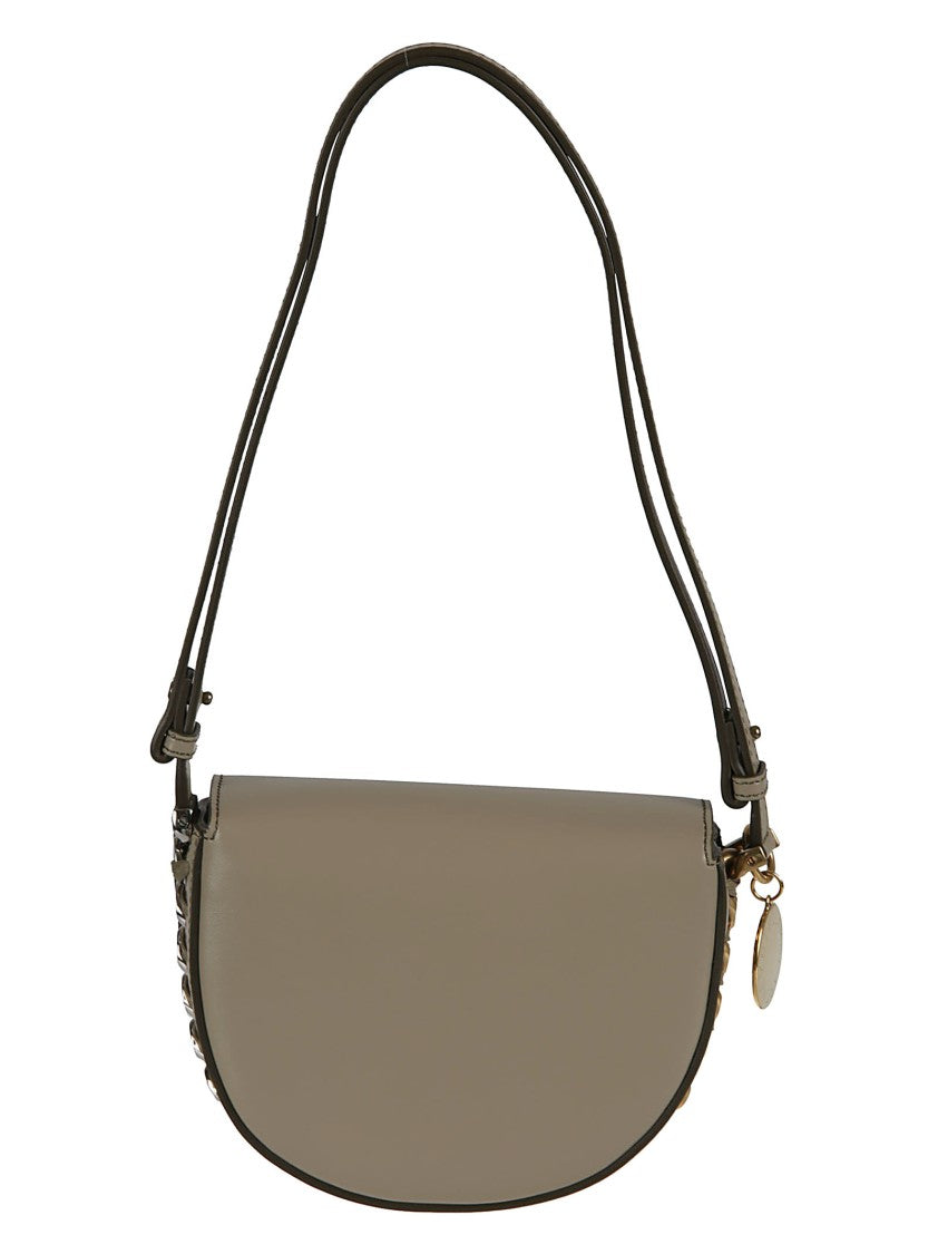 Stella Mccartney Semi-Circular Structured Bag With Chain Detailing