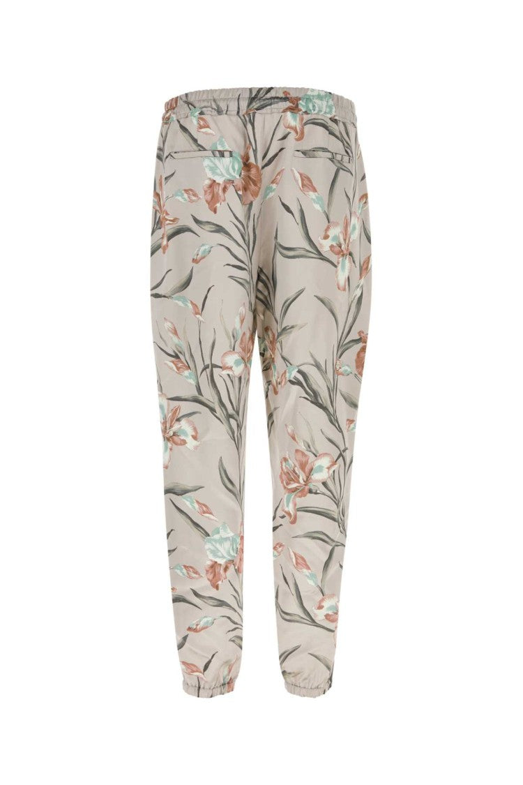 Saint Laurent Printed Satin Pant