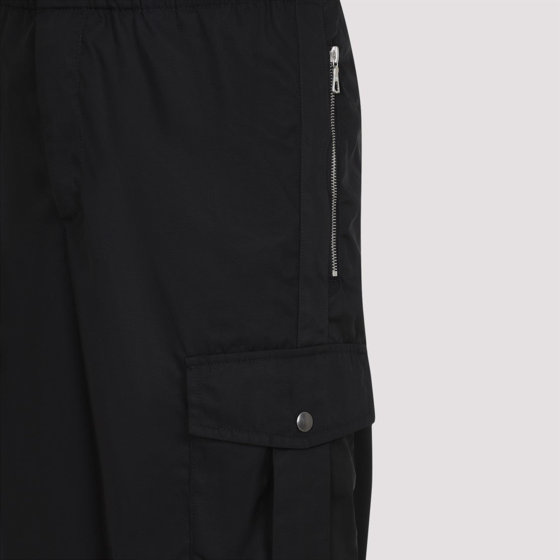 Dries Van Noten Relaxed Fit Black Cargo Trousers