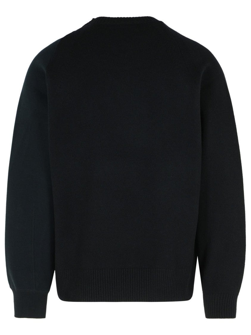 Sacai Black Wool Sweater
