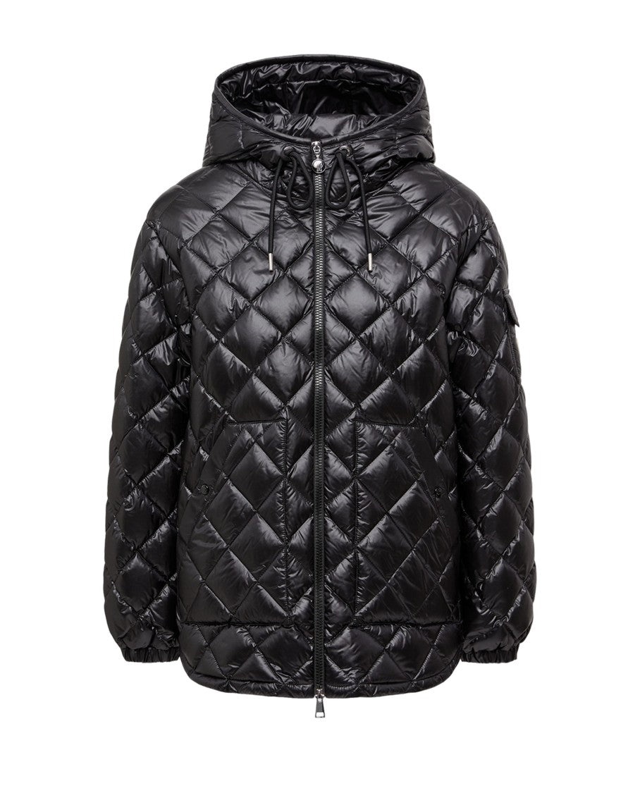 Moncler Quilted Hooded Jacket With Front Zip Closure